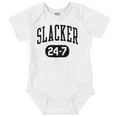 thumbnail image 1 of Vintage Retro Slacker 90s Throwback Romper Boys or Girls Infant Baby Brisco Brands NB, 1 of 6