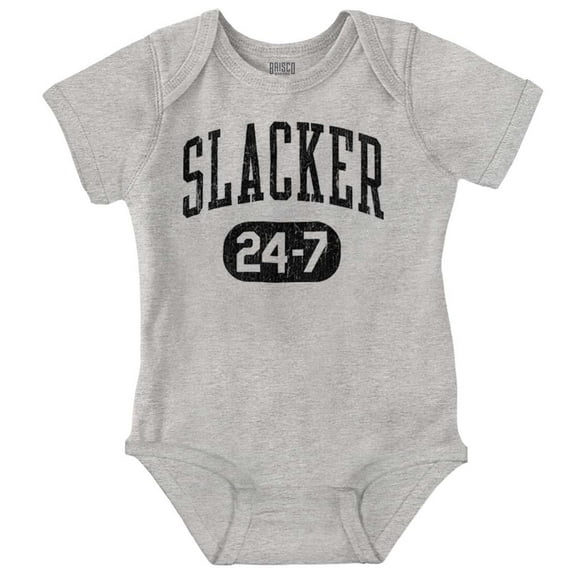 Vintage Retro Slacker 90s Throwback Romper Boys or Girls Infant Baby Brisco Brands NB