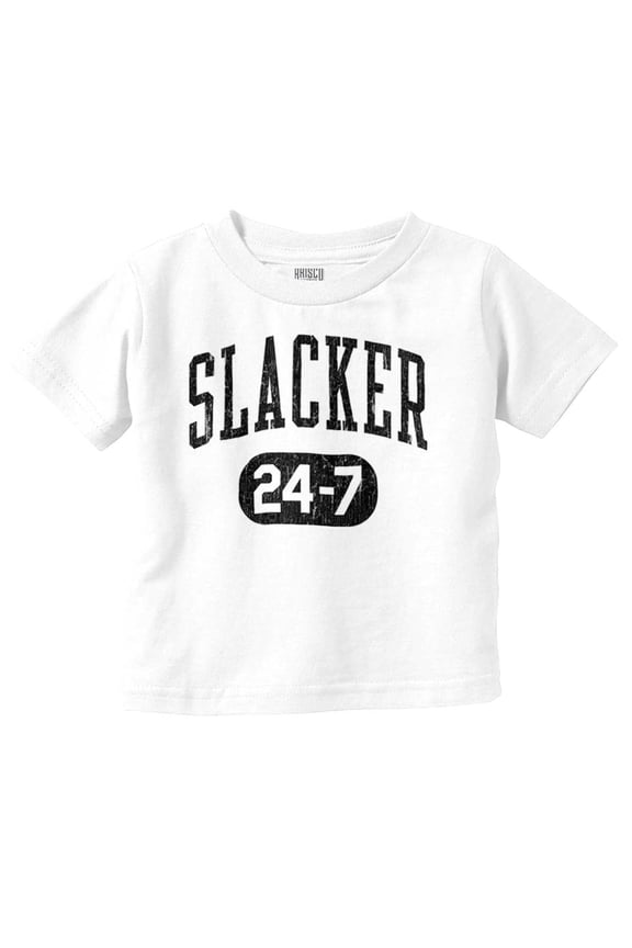 Vintage Retro Slacker 90s Throwback Toddler Boy Girl T Shirt Infant Toddler Brisco Brands 6M