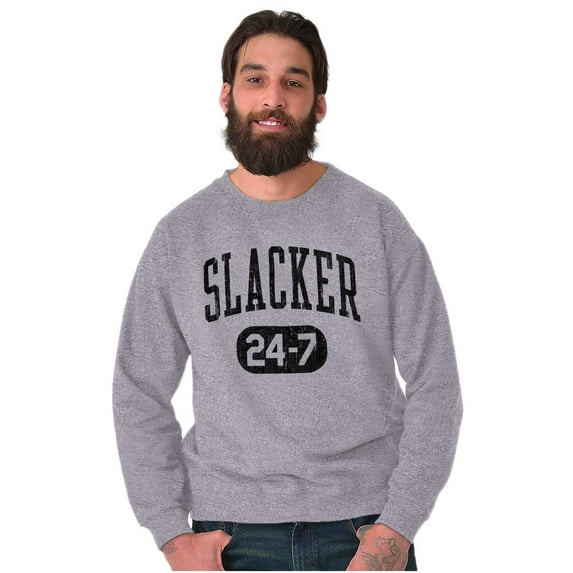 Vintage Retro Slacker 90s Throwback Unisex Plus Fleece Graphic Sweatshirt Brisco Brands 4X