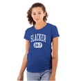 thumbnail image 1 of Vintage Retro Slacker 90s Throwback Womens Slim Fit Graphic Tee Brisco Brands X, 1 of 5