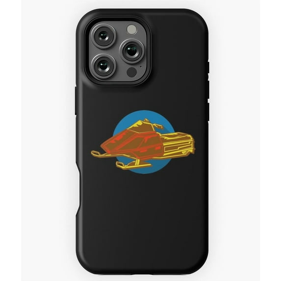 Vintage Retro Snowmobile Graphic M0712 Phone Case for iPhone 17 16 15 14 13 12 11 Pro Max