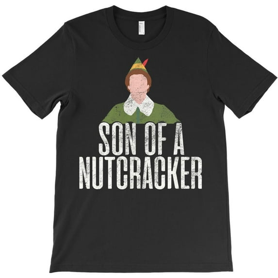 Vintage Retro Son Of A Nutcracker Funny Christmas Holiday Graphic H7824 T-Shirt, for Men and Women, Up to Size 5XL