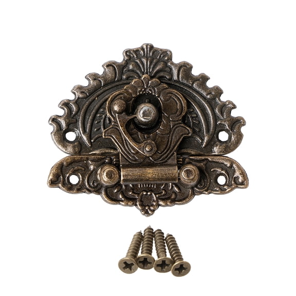 Vintage Retro Style Decorative Hasp Toggle Suitcase Box Lock Hook for Latch Buck