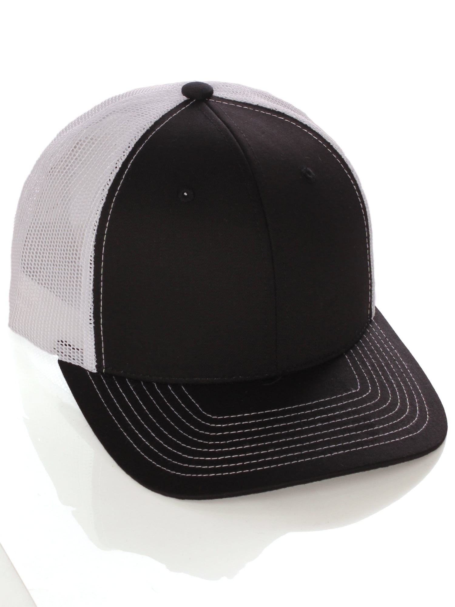 Vintage Retro Style Plain Two Tone Trucker Hat Adjustable  display picture 3