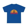thumbnail image 1 of Vintage Retro Sunset Disc Golf T-shirt, 1 of 2