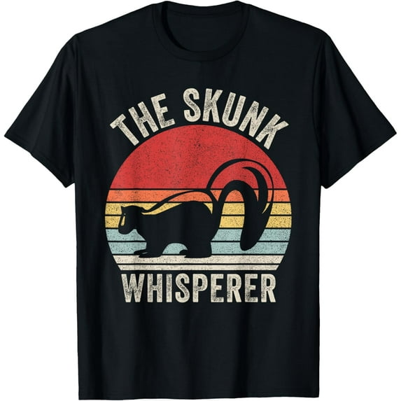 Vintage Retro The Skunk Whisperer T-Shirt