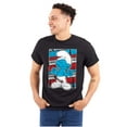 thumbnail image 1 of Vintage Retro The Smurfs Cartoon Drip Men's Graphic T Shirt Tees Brisco Brands 3X, 1 of 6