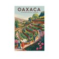 thumbnail image 1 of Vintage Retro Travel Poster Wall Art Ethnobotanical Garden Oaxaca Mexico Botanical Plants Cactus Agave Print Print Poster, 1 of 8