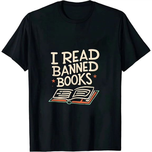 Vintage Retro Typewriter I Read Banned Books T-Shirt