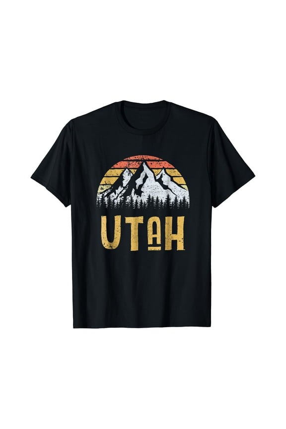 Vintage Retro Ut Utah U.S. Mountain State T-Shirt
