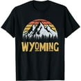 thumbnail image 1 of Vintage Retro WY Wyoming U.S. Mountain State T-Shirt, 1 of 3