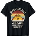 thumbnail image 1 of Vintage Retro Wanna Taco Bout Jesus Funny Taco Christian T-Shirt, 1 of 4