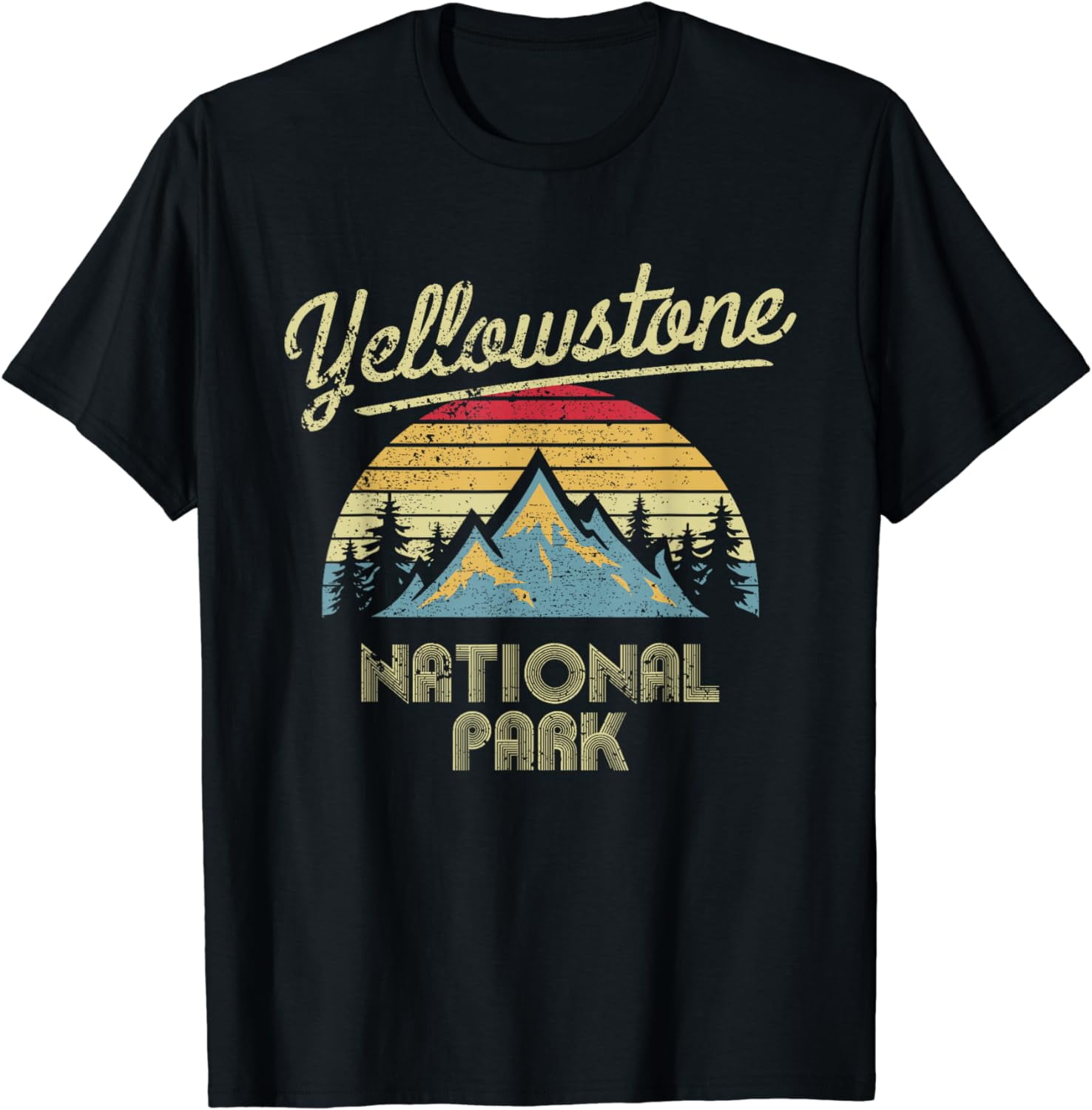 Retro Yellowstone Mineral Washed Tee main image 0