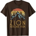thumbnail image 1 of Vintage Retro Zion National Park Utah Unisex T-Shirt for Men Women Kids Toddler, 1 of 5