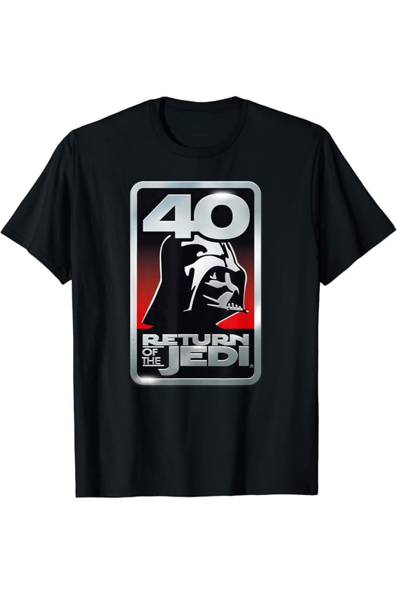 Vintage Return of the Jedi 40th Anniversary Vader Logo T-Shirt S-5XL - Trending Birrthday Tee Gifts Vintage Tee -Birthday Gifts