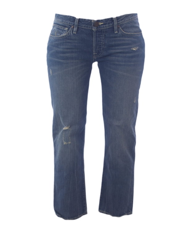Girlfriend Crop Jeans Sz 27 Antique Worn