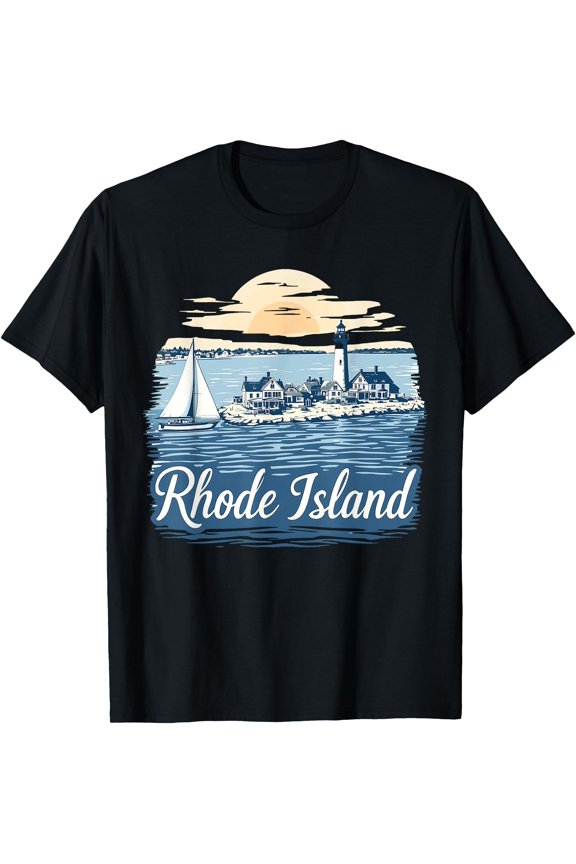 Vintage Rhode Island Retro T-Shirt, Unisex T-Shirt