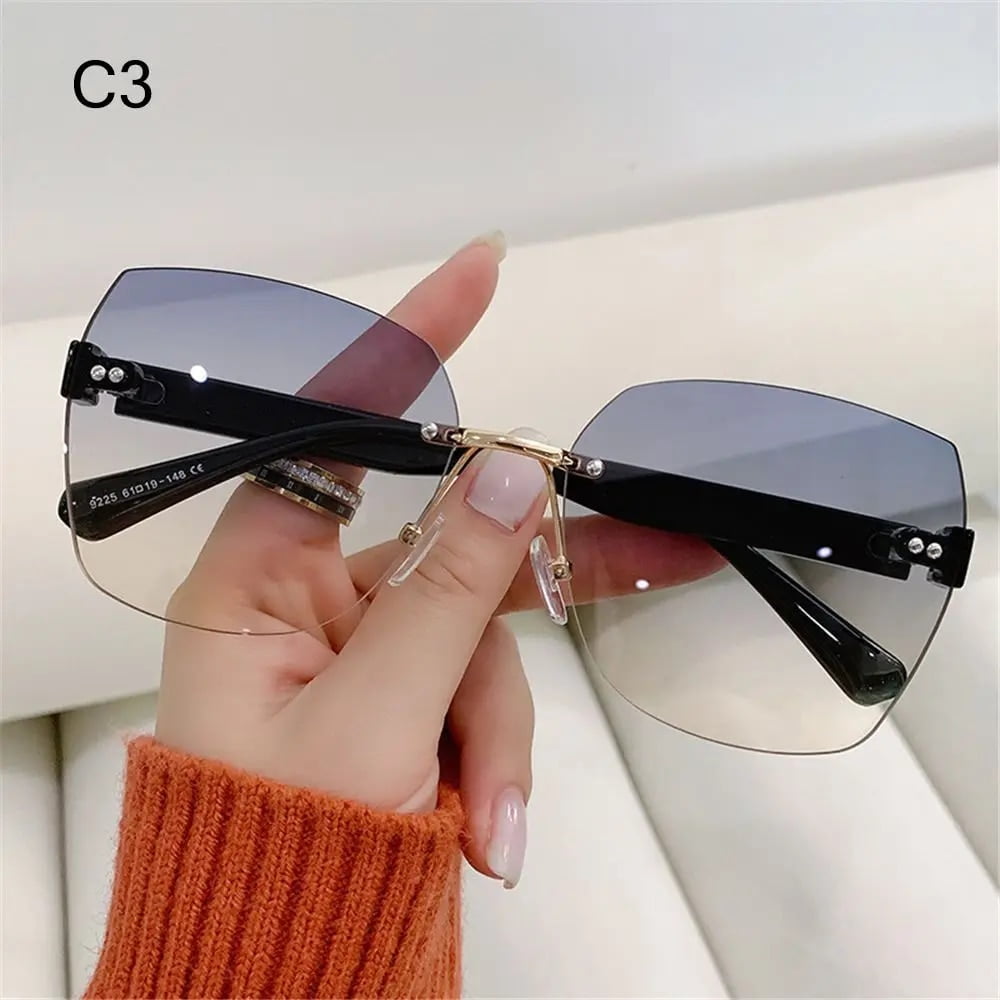 Vintage Shades Frameless UV400 Sunglasses Protection Lens Sun
