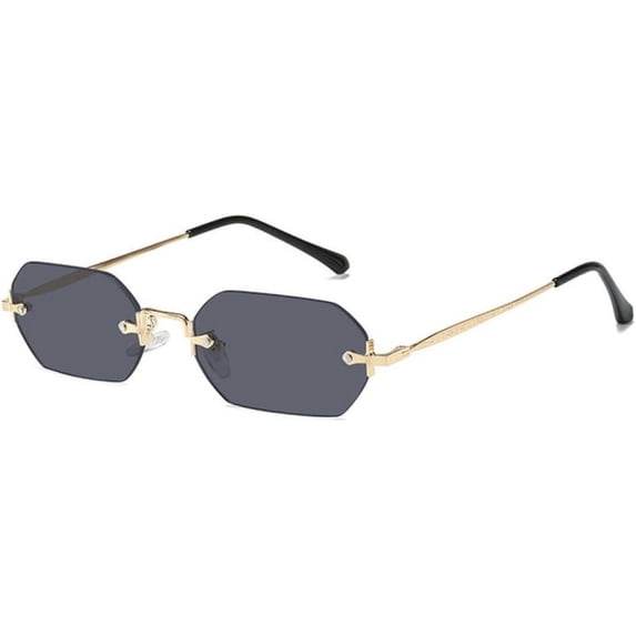 Vintage Rimless Sunglasses Women Men Travel Small Frame Sun Glasses Sexy Ladies