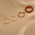 thumbnail image 1 of Vintage Ring Combination Set 4-piece Women's Exquisite Tail Ring Fashion Index Finger Ring, 1 of 6
