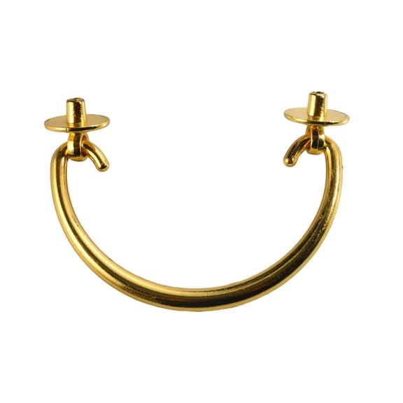 Vintage Ring Pulls Handles, 3.26" Hole Centers Bail Drawer Pull Drop Dresser Handle Case Box Cabinet Pull Knob