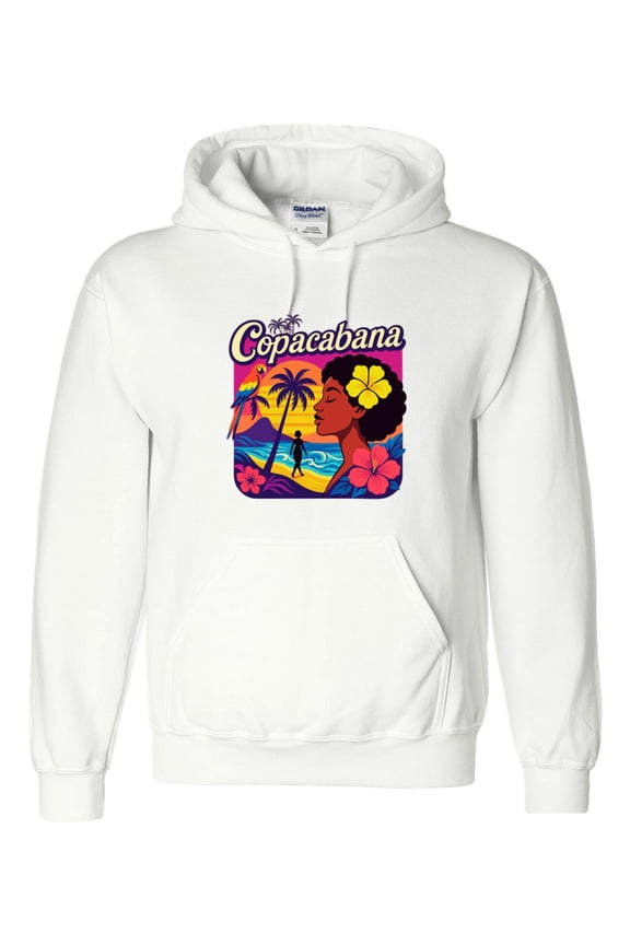 Vintage Rio De Janeiro Brazil Copacabana Travel Souvenir Hoodie