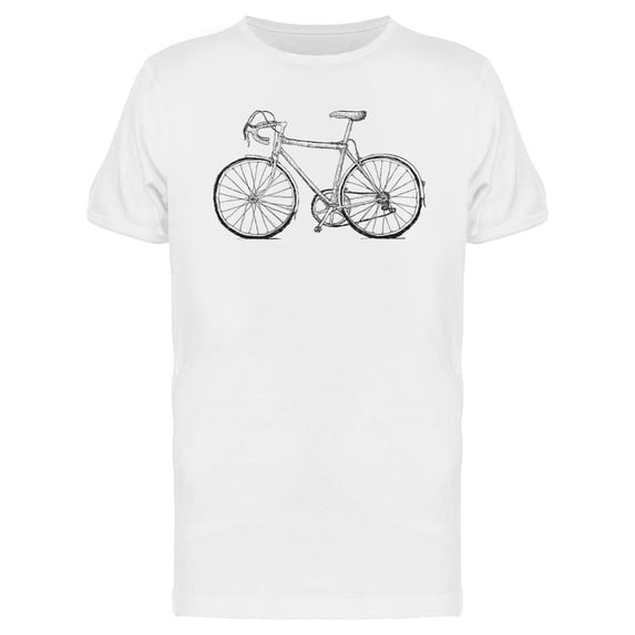 Vintage Road Bicycle T-Shirt Men -Image by Shutterstock, Male 3X-Large