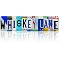 thumbnail image 1 of Vintage Road Tin Sign Retro Metal Whiskeyane Street Signs for Cool Stuff Stylish Wall Art Decor Gift for Home Bathroom Kitchen Fence and Gothic Wall Decor in Every Room 16x4 in, 1 of 5
