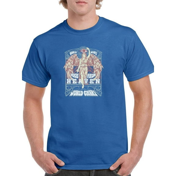 Vintage Rock Art Nouveau T-Shirt Men -Image by Shutterstock, Male 4X-Large