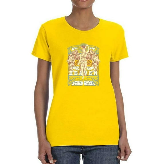 Vintage Rock Art Nouveau T-Shirt Women -Image by Shutterstock, Female 5X-Large