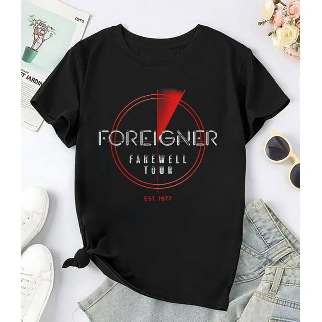 Vintage Rock Band Foreigner Shirt, Foreigner Farewell Tour 2024 TShirt