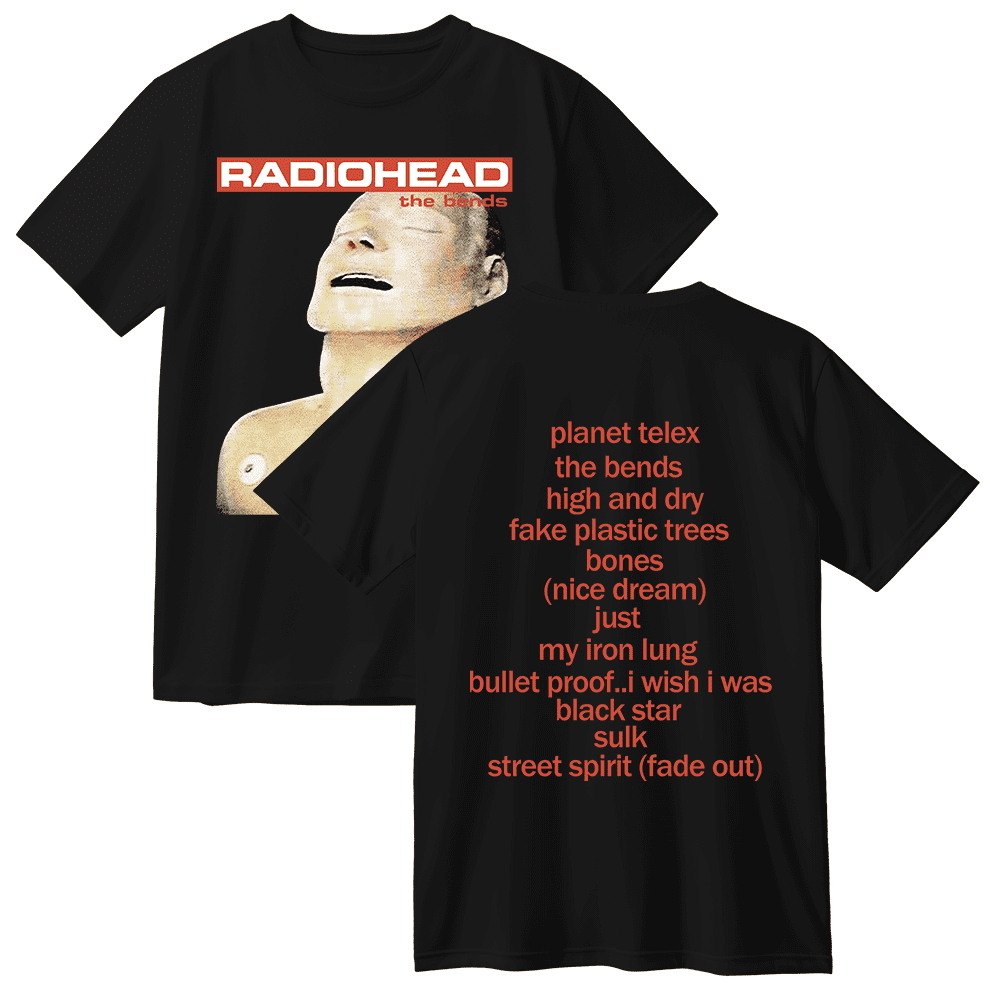 Vintage Rock Band Radiohead Merch T-Shirt – New Logo Graphic Tee
