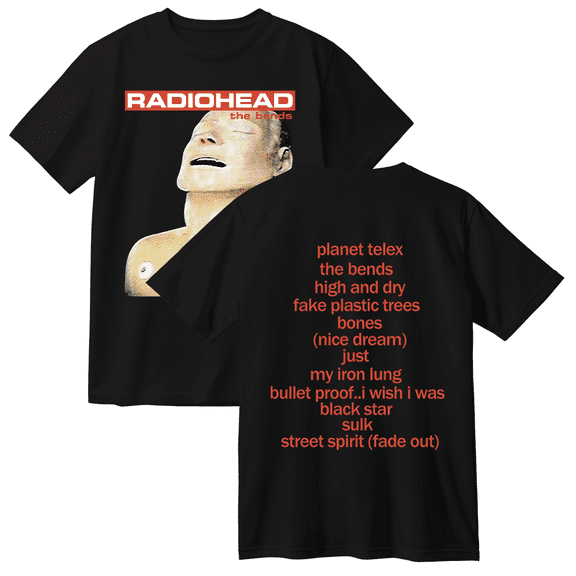 Vintage Rock Band Radiohead Merch T-Shirt – New Logo Graphic Tee for Men and Women
