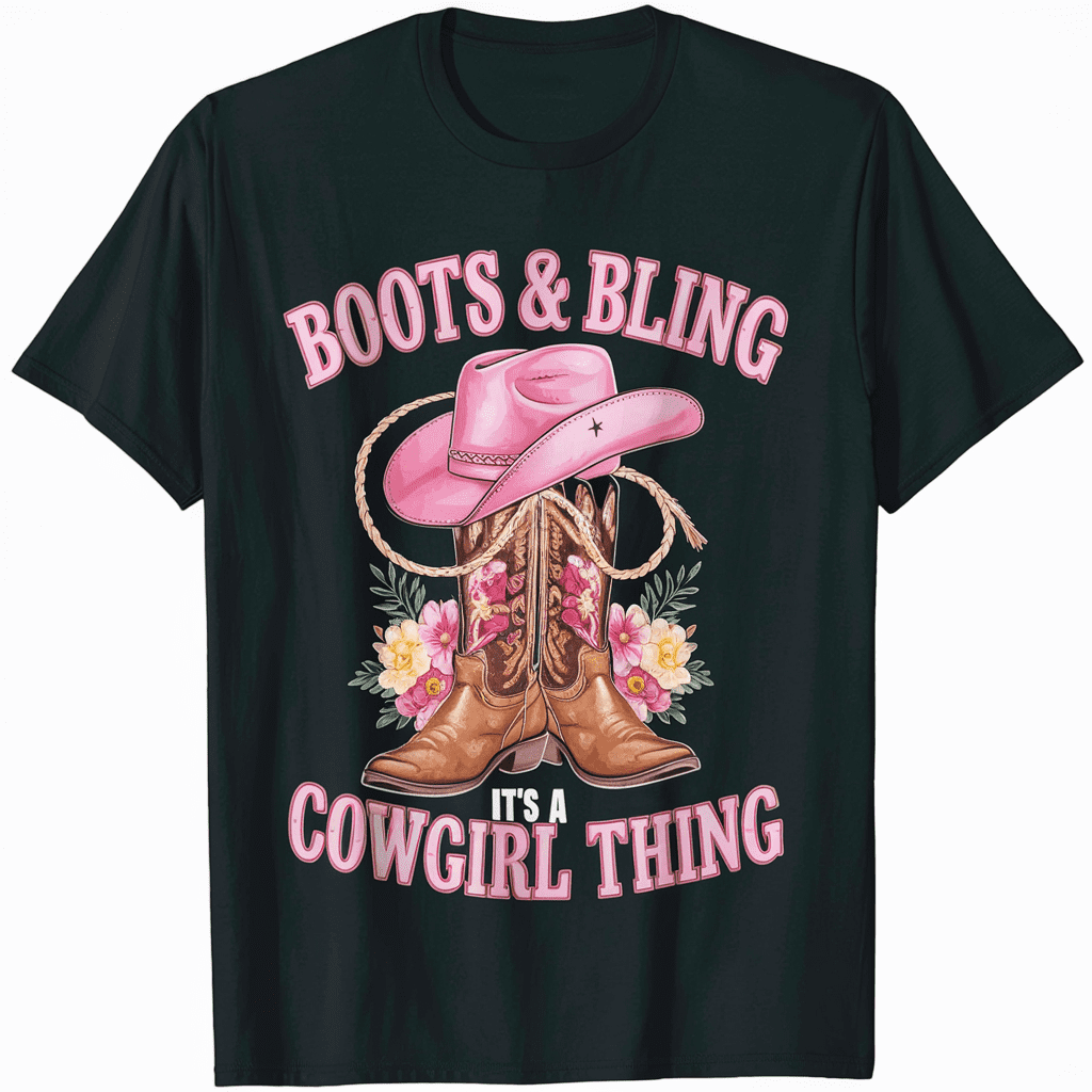 Vintage Rodeo Western T-shirt: Howday Cowgirl Retro Cool - Walmart.com