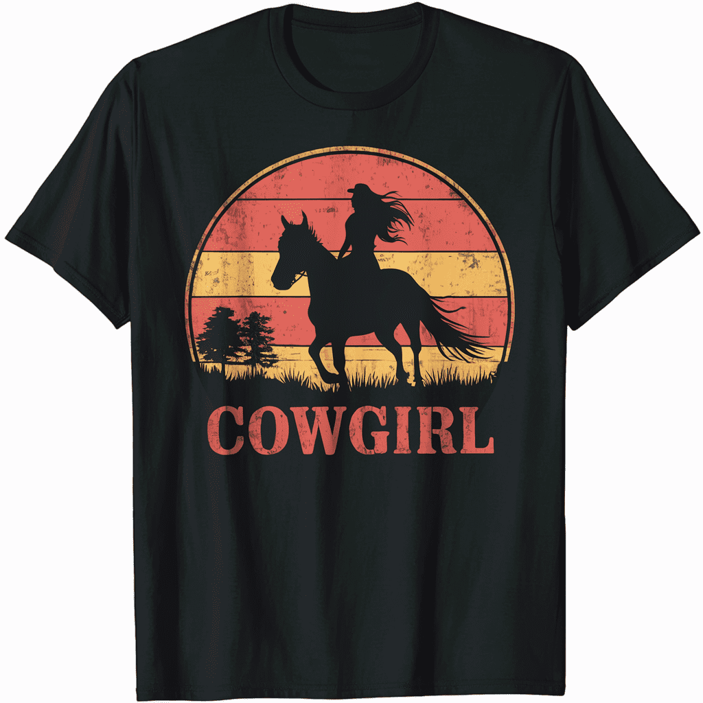 Vintage Rodeo Western T-shirt for Rodeo Mavericks - Walmart.com