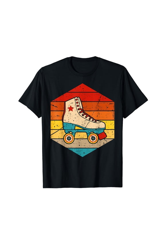 Vintage Roller Skate For Roller Skater Skating Men Women T-Shirt