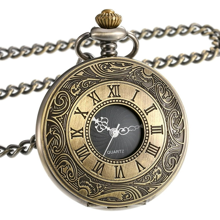 Antique pocket watch roman numerals sales