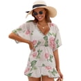 thumbnail image 1 of Vintage Rose Floral Pattern Cover Ups Dresses Women Summer Dress Vintage, 1 of 6