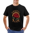 thumbnail image 1 of Vintage Rose Flower Tee Men's Classic Retro Floral T-Shirt, 1 of 3
