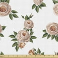 thumbnail image 1 of Ambesonne Vintage Rose Fabric by the Yard Upholstery, Repetitive Flowers Art, 5 Yards, Multicolor, 1 of 4
