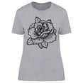 thumbnail image 1 of Vintage Rose Tattoo Design T-Shirt Women -Image by Shutterstock, Female Small, 1 of 2