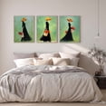thumbnail image 1 of Vintage Rose and Girl Abstract Canvas Painting Wall Art for Living Room Bedroom Decoration,Poster Print, Frameless, 1 of 7
