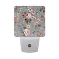 thumbnail image 1 of Vintage Roses LED Night Light Sensor Lamp Plug-in Adjustable Brightness 2 Pack, 1 of 7
