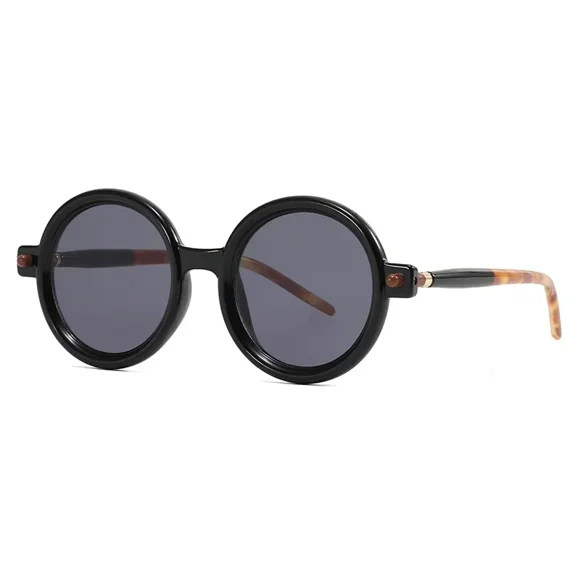 Vintage Round Frame Sunglasses Women Men Classic Sun Protection Eyeglasses Fashion Ins Style UV400 Sun Glasses Goggles