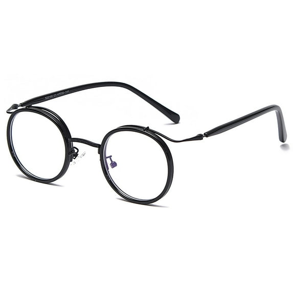 Vintage Round Metal Glasses Frame Reading Glasses Unisex Circle Eyeglasses Frame