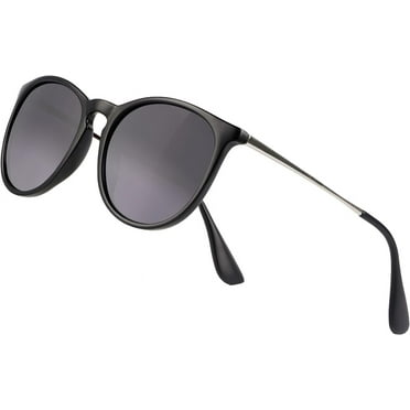 Vintage Round Polarized Sunglasses for Women Men Classic Retro Trendy Designer Style Sun Glasses UV400 Protection