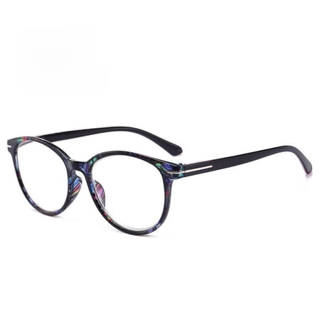 Vintage Round Reading Glasses HD Spring Hinge Presbyopic Glasses Classic Readers +2.00