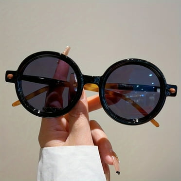Vintage Round Sunglasses For Women Men  Retro Aesthetic Shades For Unisex Sun Protection Sunnies