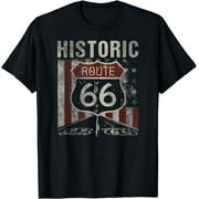 Vintage Route 66 Tee by Ripple Junction - Iconic Americana Shirt for History Enthusiasts